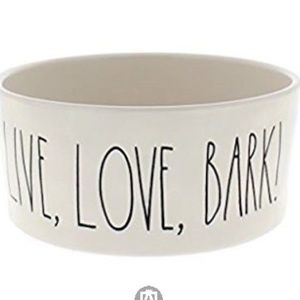 Rae Dunn “LIVE, LAUGH, BARK!” Dog Bowl